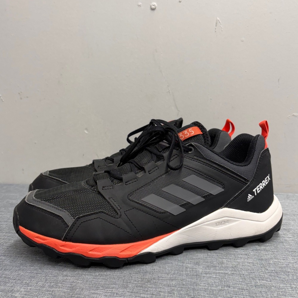 Adidas Terrex Eastrail Shoes Mens 11 Black Solar Red FZ3266 Trail Running Hiking